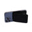 R20 Magnetic Card Holder PU Leather Phone Back Wallet Kickstand with Metal Ring Sheet - Black - 3