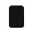R20 Magnetic Card Holder PU Leather Phone Back Wallet Kickstand with Metal Ring Sheet - Black - 6