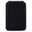 Rotary Phone Ring Holder Kickstand with Card Holder Cowhide Texture Leather Magnetic Card Slots - Black - 6