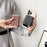 Magnetic Card Holder with Kickstand Tech Fabric Phone Wallet Card Sleeve - Black - 4