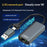 KY24 2-in-1 USB  /  Type-C to RJ45 2.5Gbps Ethernet Adapter Aluminum Alloy Gigabit Network Card for Desktop Laptop - Grey - 3