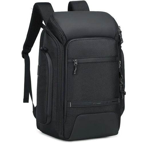 COOLBELL CB-8323 30L Business Backpack 180 Degree Opening Waterproof Laptop Bag with External Charging Ports - Black - 1