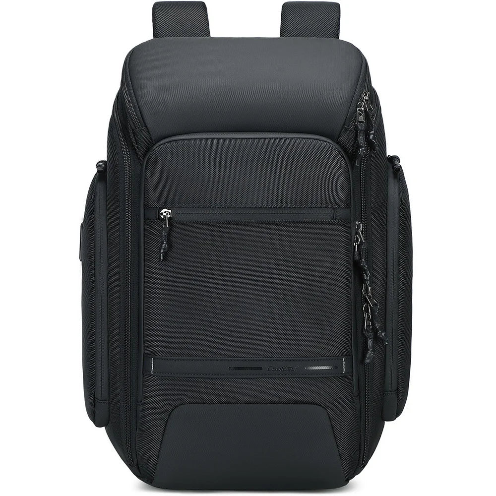 COOLBELL CB-8323 30L Business Backpack 180 Degree Opening Waterproof Laptop Bag with External Charging Ports - Black - 2