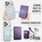 CASEME ME80 Magnetic Wallet with Stand Compatible with MagSafe RFID Blocking PU Leather Card Holder - Purple - 2