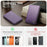 CASEME ME80 Magnetic Wallet with Stand Compatible with MagSafe RFID Blocking PU Leather Card Holder - Purple - 4
