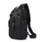 OZUKO 9844 Tactical Chest Bag Waterproof Oxford Cloth Geometric Design Crossbody Bag for Outdoor Sports - Black - 1