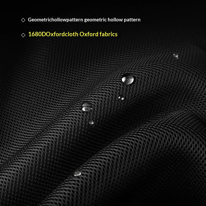 OZUKO 9844 Tactical Chest Bag Waterproof Oxford Cloth Geometric Design Crossbody Bag for Outdoor Sports - Black - 6