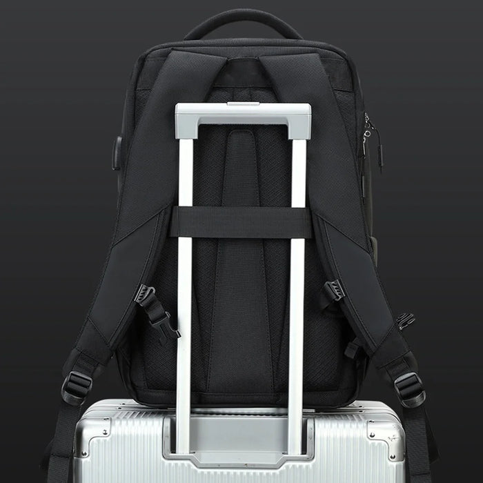 COOLBELL 8316 Travel Backpack 23L Waterproof Shoulder Bag with External USB Port for 15.6 inch Laptop - Black - 6