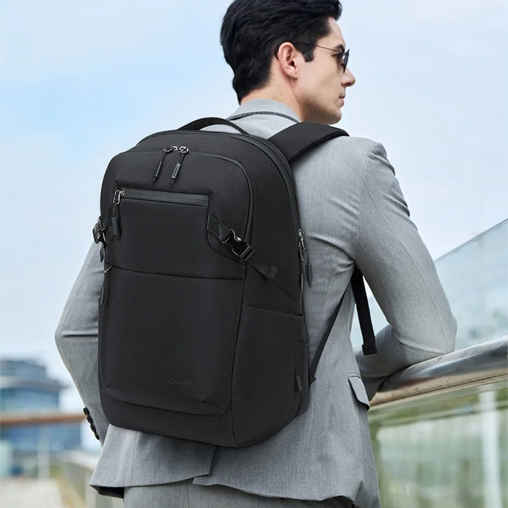 COOLBELL 8318 30L Business Laptop Backpack Waterproof Travel Shoulder Bag for 15.6 Inch Notebook - Black - 5