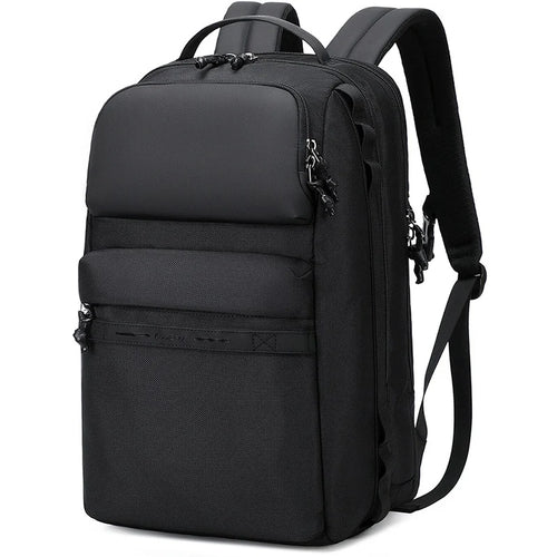 COOLBELL 8326 Men Laptop Backpack Business Travel Bag for 15.6 Inch Notebook Waterproof Large Capacity Daypack - Black - 1