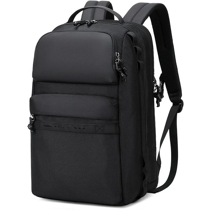 COOLBELL 8326 Men Laptop Backpack Business Travel Bag for 15.6 Inch Notebook Waterproof Large Capacity Daypack - Black - 1