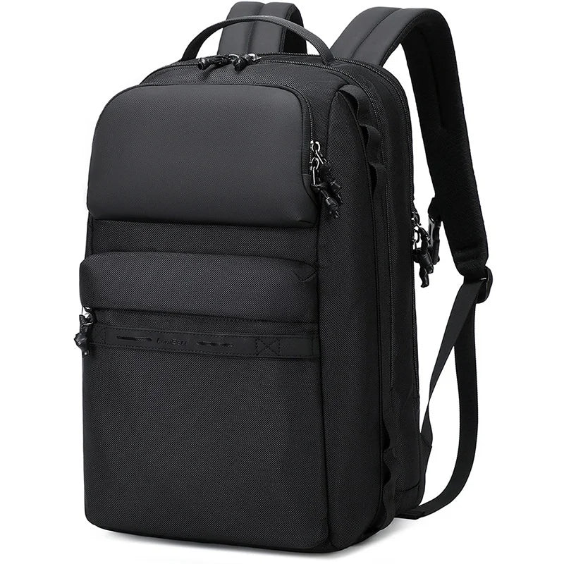 COOLBELL 8326 Men Laptop Backpack Business Travel Bag for 15.6 Inch Notebook Waterproof Large Capacity Daypack - Black - 1