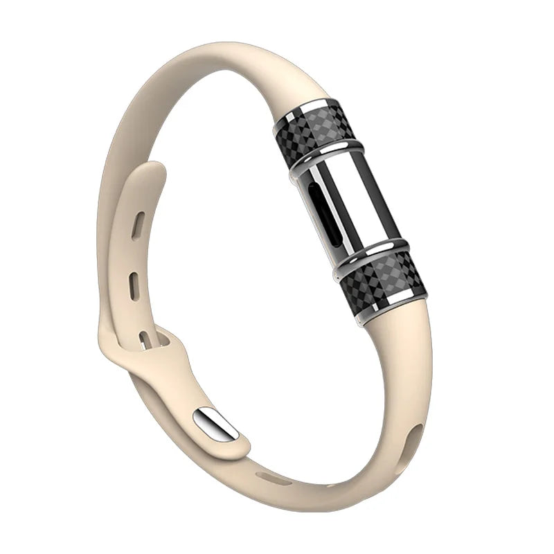 F9 Waterproof Mosquito Repellent Bracelet Plant Essential Oil Insect Repellent Wristband for Outdoor - Beige - 1