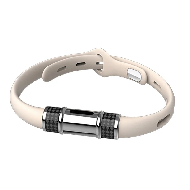 F9 Waterproof Mosquito Repellent Bracelet Plant Essential Oil Insect Repellent Wristband for Outdoor - Beige - 2