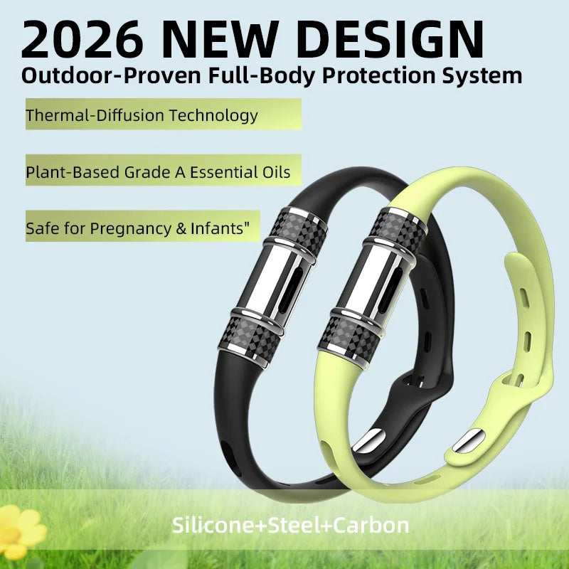 F9 Waterproof Mosquito Repellent Bracelet Plant Essential Oil Insect Repellent Wristband for Outdoor - Beige - 3