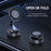 K001B Magnetic Car Phone Mount N52 Magnet 360 Degree Rotation Dashboard Stand Foldable Holder for Smartphone - Blue - 3