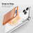 Magnetic Card Holder Wallet Slim RFID Blocking Card Slot Case Compatible with MagSafe - Orange - 3