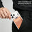 Magnetic Card Holder Wallet Slim RFID Blocking Card Slot Case Compatible with MagSafe - Orange - 6