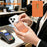 Magnetic Card Holder Wallet Slim RFID Blocking Card Slot Case Compatible with MagSafe - Orange - 7