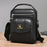 WEIXIER D1105 Men Shoulder Bag Waterproof PU Leather Business Crossbody Bag for Work Travel - Black - 3
