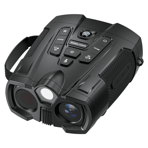 339 4K Digital Night Vision Binoculars 4.0 inch IPS Screen 10x Zoom 800m for Wildlife Security - Black - 1