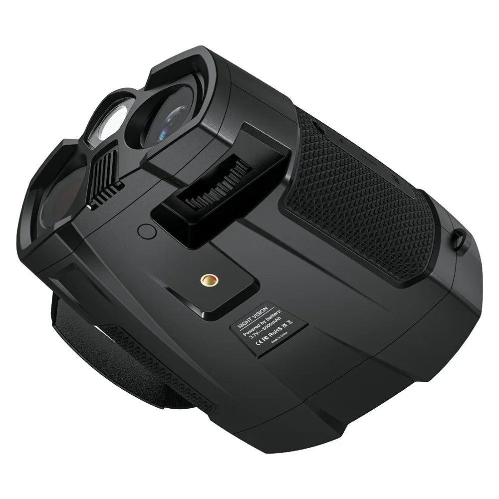 339 4K Digital Night Vision Binoculars 4.0 inch IPS Screen 10x Zoom 800m for Wildlife Security - Black - 2