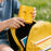 387 2 in 1 1000X Microscope 10X Telescope 2.0 Inch IPS Screen 1080P Camera Kids Science Toy - Yellow - 7