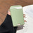 Magnetic Phone Card Holder with Mirror Slim Folding Stand Attachment PU Leather Wallet - Matcha Green - 1