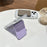 Tri-Fold Card Holder with Mirror Adjustable Stand Magnetic Multi-Card Slot Wallet - Purple - 4