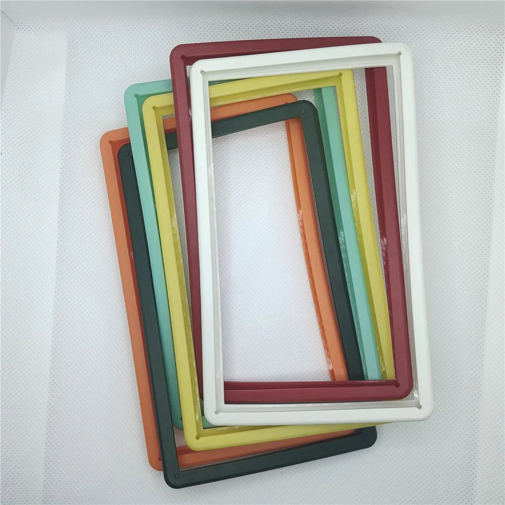 GW21 TPU Frame for PSA Slabs 35PT Standard Size Drop Proof Anti-Rattle Non-Slip Stackable Bumper - Hot Pink - 4