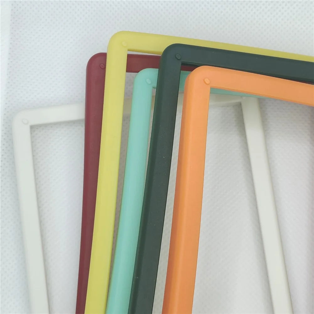 GW21 TPU Frame for PSA Slabs 35PT Standard Size Drop Proof Anti-Rattle Non-Slip Stackable Bumper - Hot Pink - 6