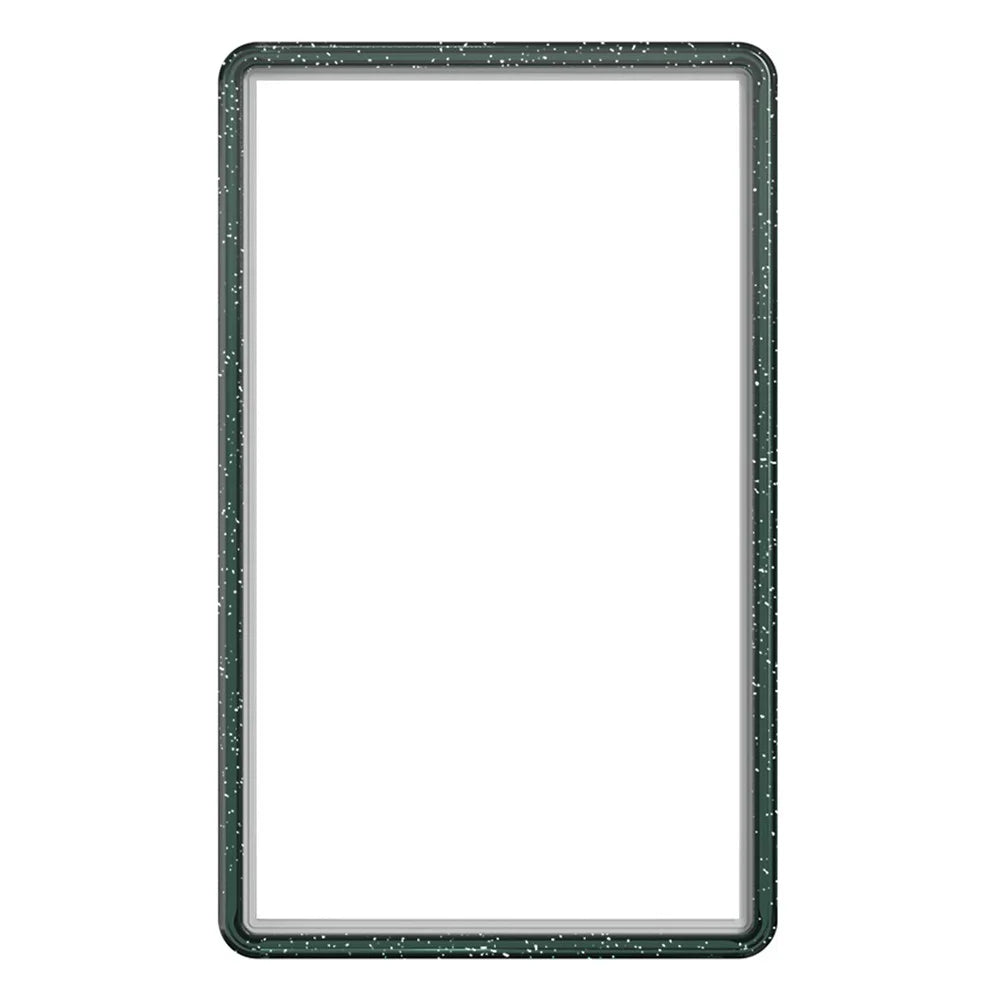 GW18 for PSA Card Slab Protector Case Transparent Glitter TPU + PC Impact Resistant Non-Slip Stackable Cover - Transparent Midight Green - 1