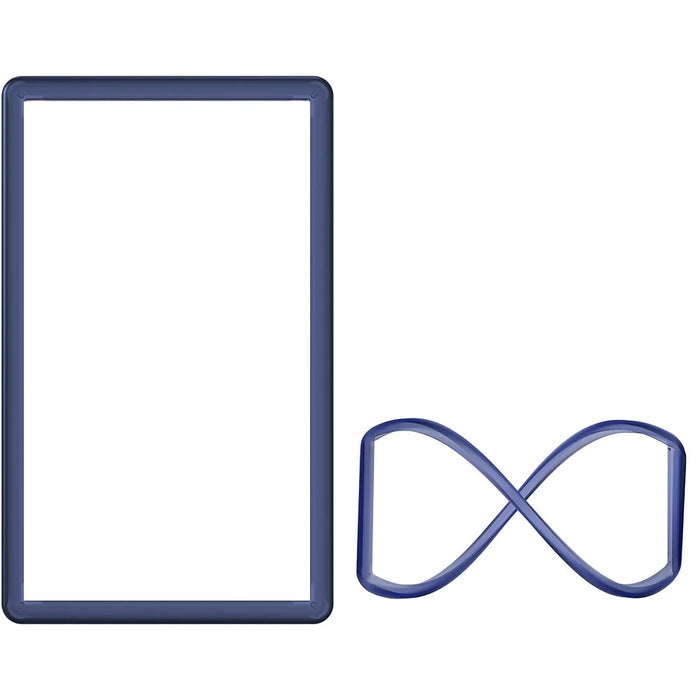 GW21 for PSA Card Slabs Protector Case TPU Drop Proof Scratch Proof Frame Cover (35PT Standard Size) - Dark Blue - 1