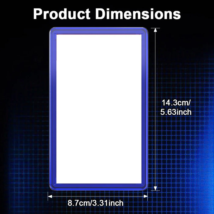 GW21 for PSA Card Slabs Protector Case TPU Drop Proof Scratch Proof Frame Cover (35PT Standard Size) - Dark Blue - 5