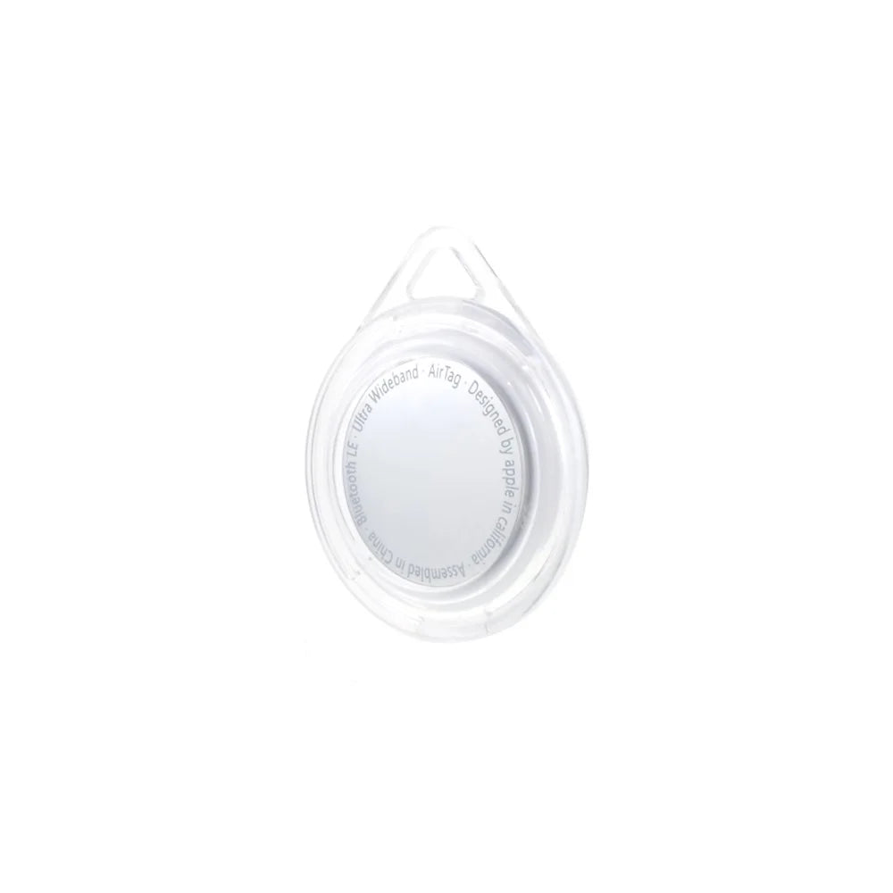 Clear Hard Plastic Protective Case Cover for Apple AirTag - 2