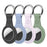 DUX DUCIS 4Pcs / Set for Apple AirTag Locator TPU Protective Case Skin Sleeve Cover with Keyring - 1