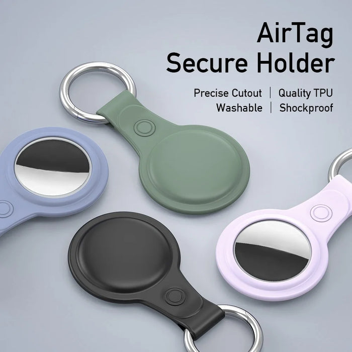 DUX DUCIS 4Pcs / Set for Apple AirTag Locator TPU Protective Case Skin Sleeve Cover with Keyring - 6