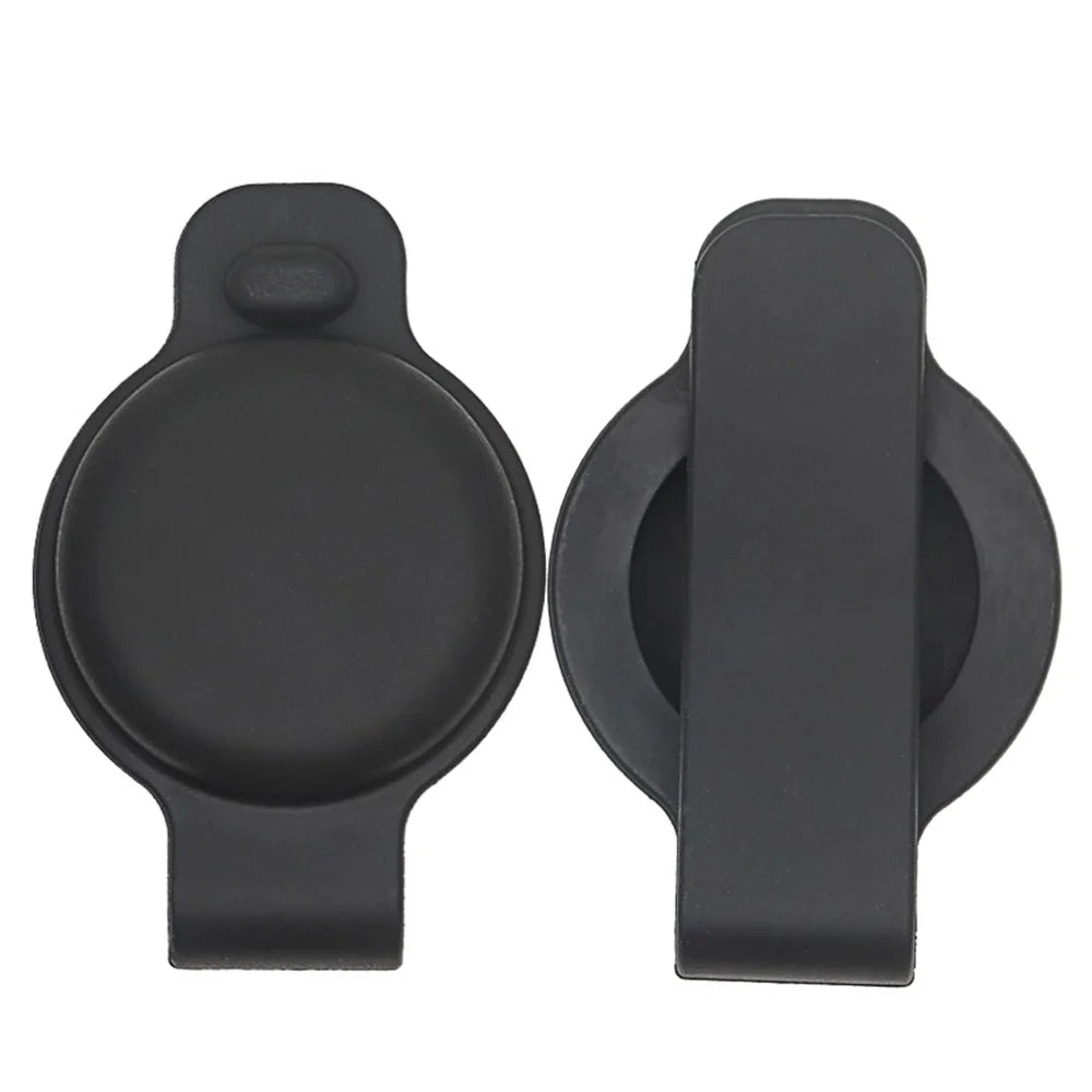Pet Dog Cat Anti-lost Locator Silicone Protective Case Cover for Apple AirTag - Black - 1