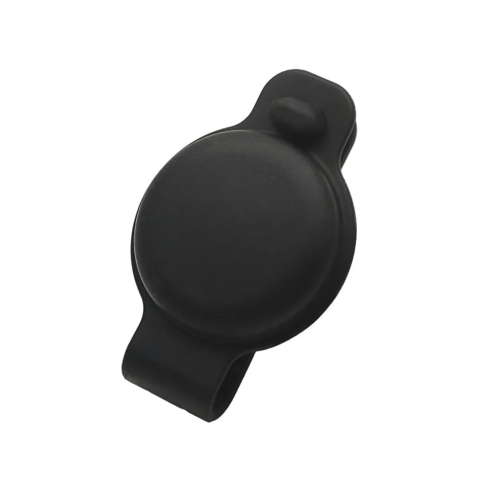 Pet Dog Cat Anti-lost Locator Silicone Protective Case Cover for Apple AirTag - Black - 3