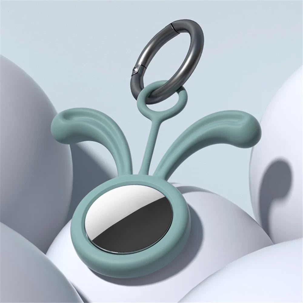 Cute Anti-lost Silicone Protective Case Cover for Apple AirTag Bluetooth-compatible Locator - Purple - 6