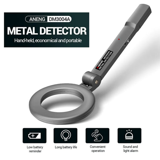 ANENG DM3004A Metal Detector Portable Electronic Metal Detection Device with 180° Folding Head - 2