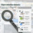 ANENG DM3004A Metal Detector Portable Electronic Metal Detection Device with 180° Folding Head - 4