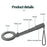 ANENG DM3004A Metal Detector Portable Electronic Metal Detection Device with 180° Folding Head - 6