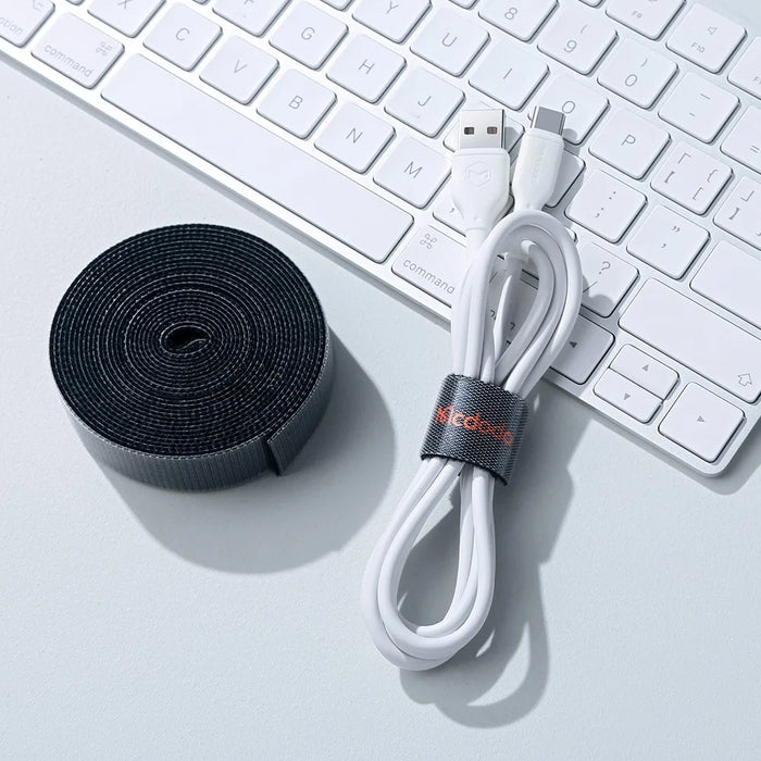 MDD 100cm VS-0960 Multifunctional Fastening Strap Tape Wire Organizer Freely Cut Hook and Loop Cable Tie - 2