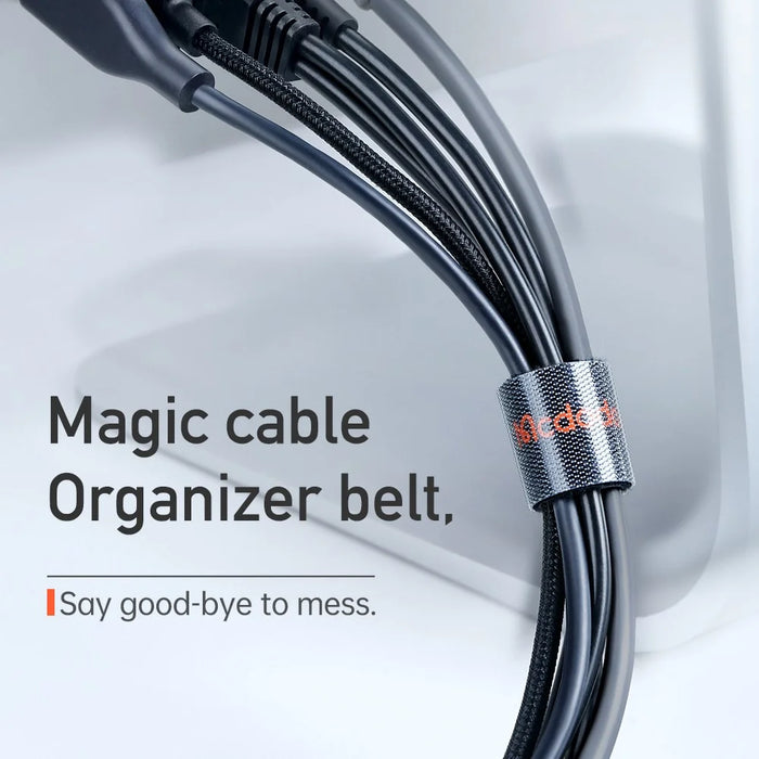 MDD 100cm VS-0960 Multifunctional Fastening Strap Tape Wire Organizer Freely Cut Hook and Loop Cable Tie - 4