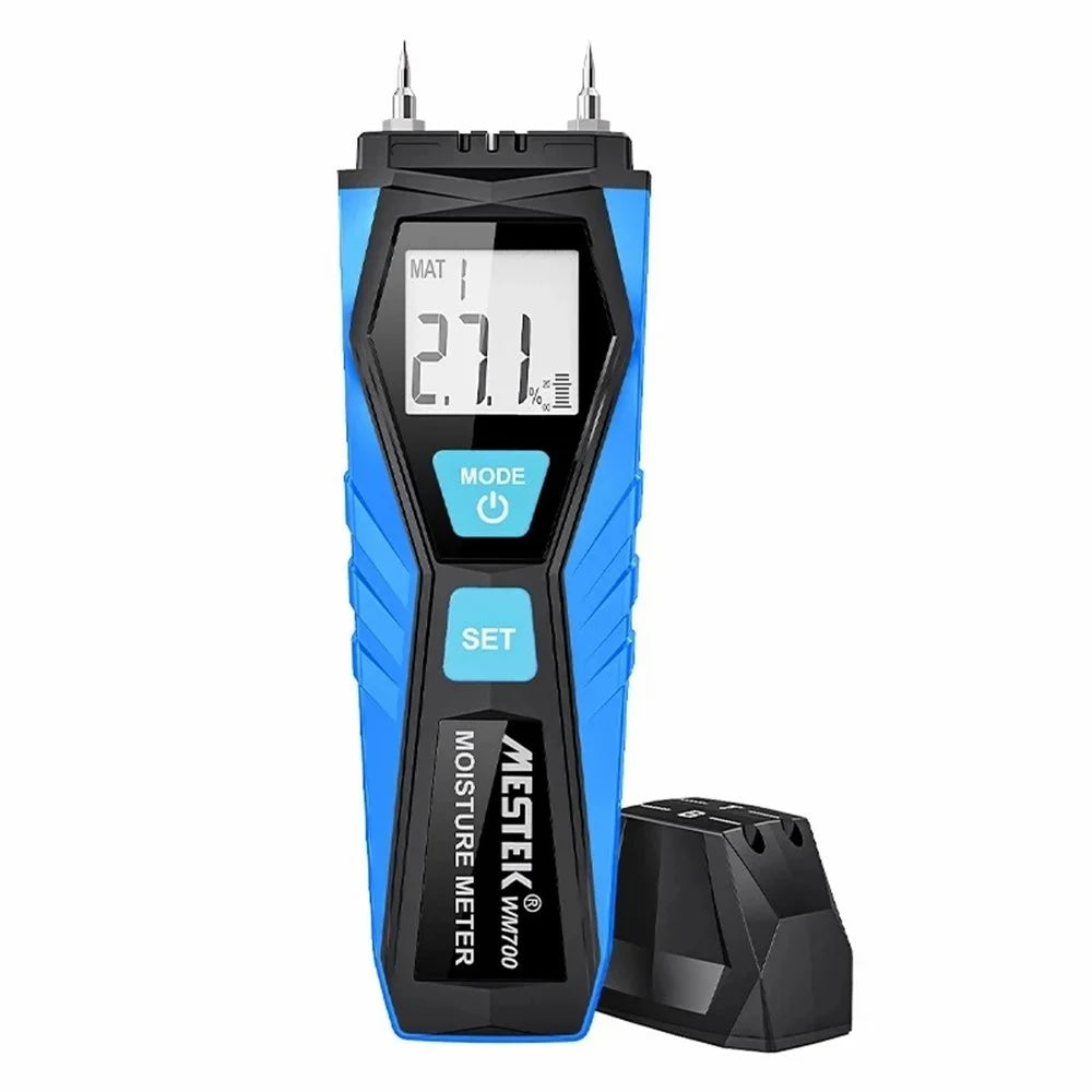 MESTEK WM700 Wood Moisture Meter Handheld Moisture Tester - Blue - 1