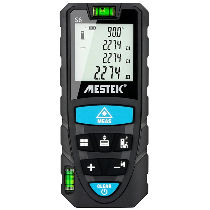 MESTEK S6 Distance Meter Laser Measure Meter 100m/328ft Distance Portable Digital Measure Tool for Distance, Area and Volume - 1