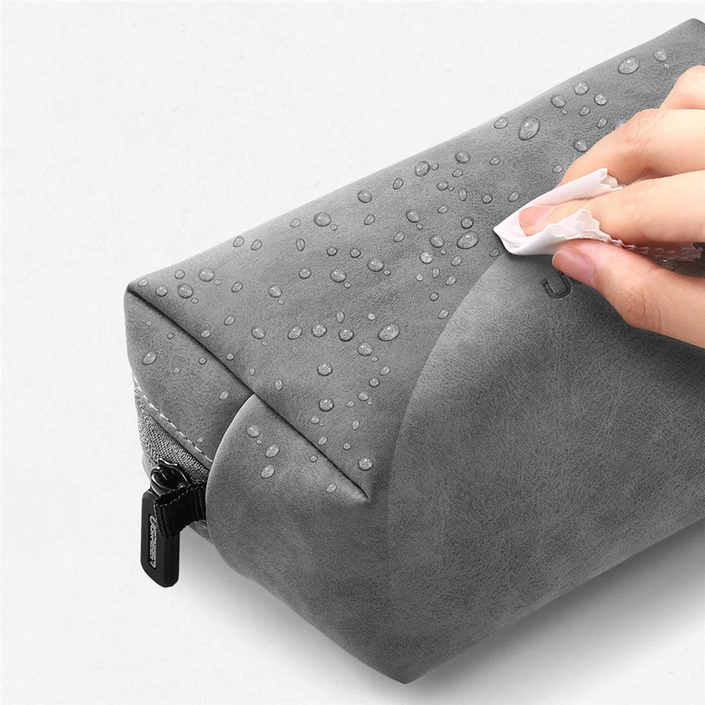 UGREEN 80359 Portable Travel PU Leather Digital Accessories Storage Bag USB Cable Charging Adapter Earphone Carrying Bag - 5