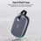 UGREEN Electronic Accessories Organizer Double Zipper Multi-function Hard Shell Storage Box with Carabiner - 5