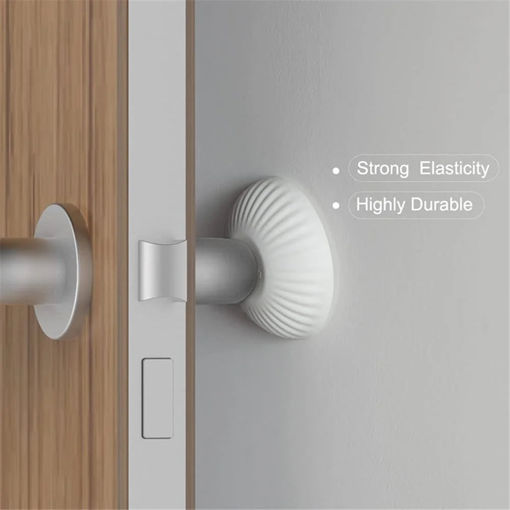 UGREEN 2Pcs Self-adhesive Door Stopper Wall Protector Soft Foam Doorstop Pad - 3